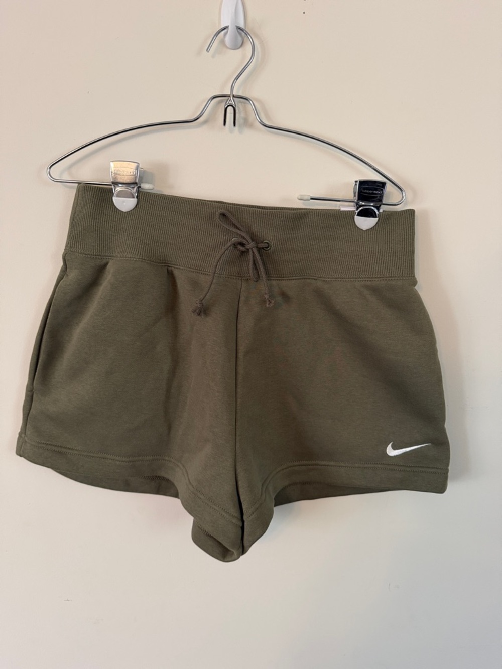 Nike Olive Green Athletic Drawstring Shorts